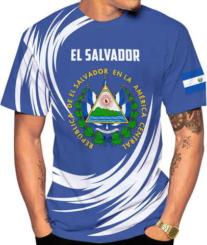 Personalized El Salvador Shirt Custom Camiseta de El Salvador Flag Shirt Men, Women Salvadorans Pride El Salvadoreña Gift