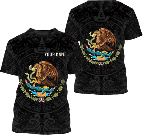 RoyalBro Personalized Mexico Shirt, Camisas de Mexico Customized Mexican Shirts Mexican Flag Mexico 3D Shirt for Men Women