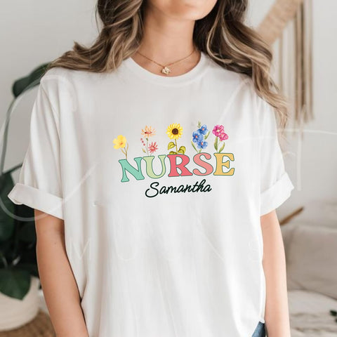 Suseaz Custom Nurse Sweatshirt Personalized Healthcare Shirt RN ER CNA Licensed Practical Nursing Care Workers
