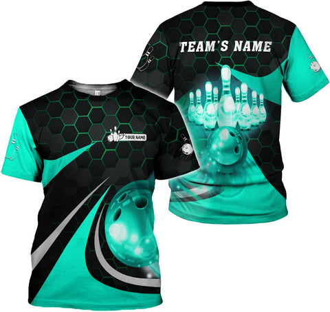 Rivelus Custom 3D Bowling Shirts Personalized for Men and Women - Unique Team Shirt & Gifts for Bowling Lovers