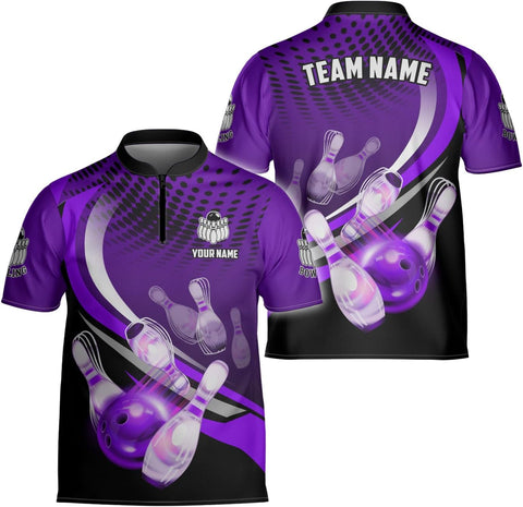 Ligthuy Personalized Bowling Jersey 3D, Bowling Shirts for Team, Bowling Shirt Unisex for Men Women, Bowling Shirts for Men 2