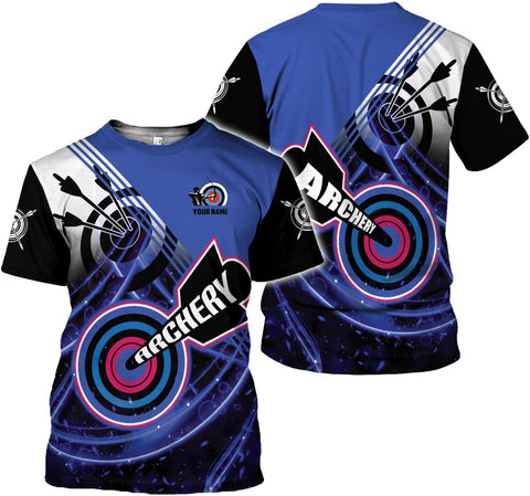 Artparel Personalized Archery Shirt 3D Archery Target Bow Archery Shirts for Men Women Archer Archery Lovers T-Shirt S-5XL