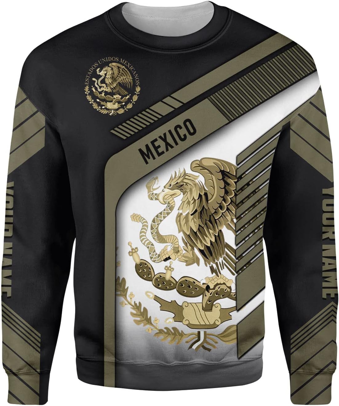 Personalized Name Mexican Shirts for Men, Customized Mexico Shirts for Men, Mexico Shirts for women Mexico Shirt Eagle Multicolor