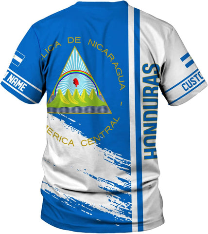 Personalized Nicaragua Shirt Custom Nicaragua Flag Lion Shirt for Men & Women Nicaraguan Camisas T-Shirt, Nicaragua Tshirt