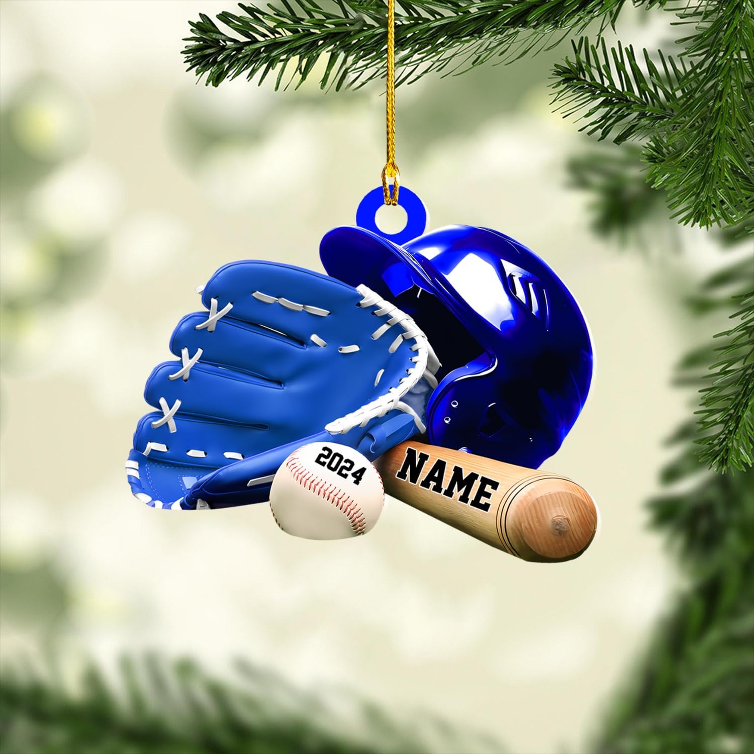 Personalized Softball Ornament Custom Name & Number Ornaments 2024 for Girl Coach Softball, Softball Gloves Ornament Custom, Softbal Ornament, Softball Ornament Softball Lover (Style 18)