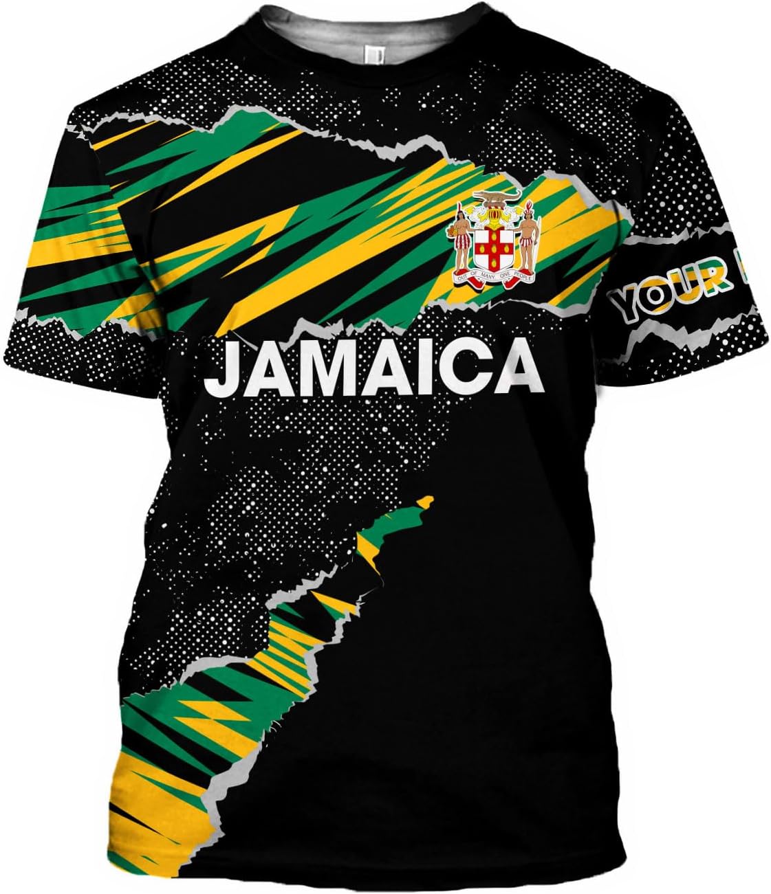 Personalized Jamaica Shirt Custom Jamaica Flag Lion Shirt for Men and Women, Jamaican Pride T-Shirt, Jamaica Tshirt Jamaicana