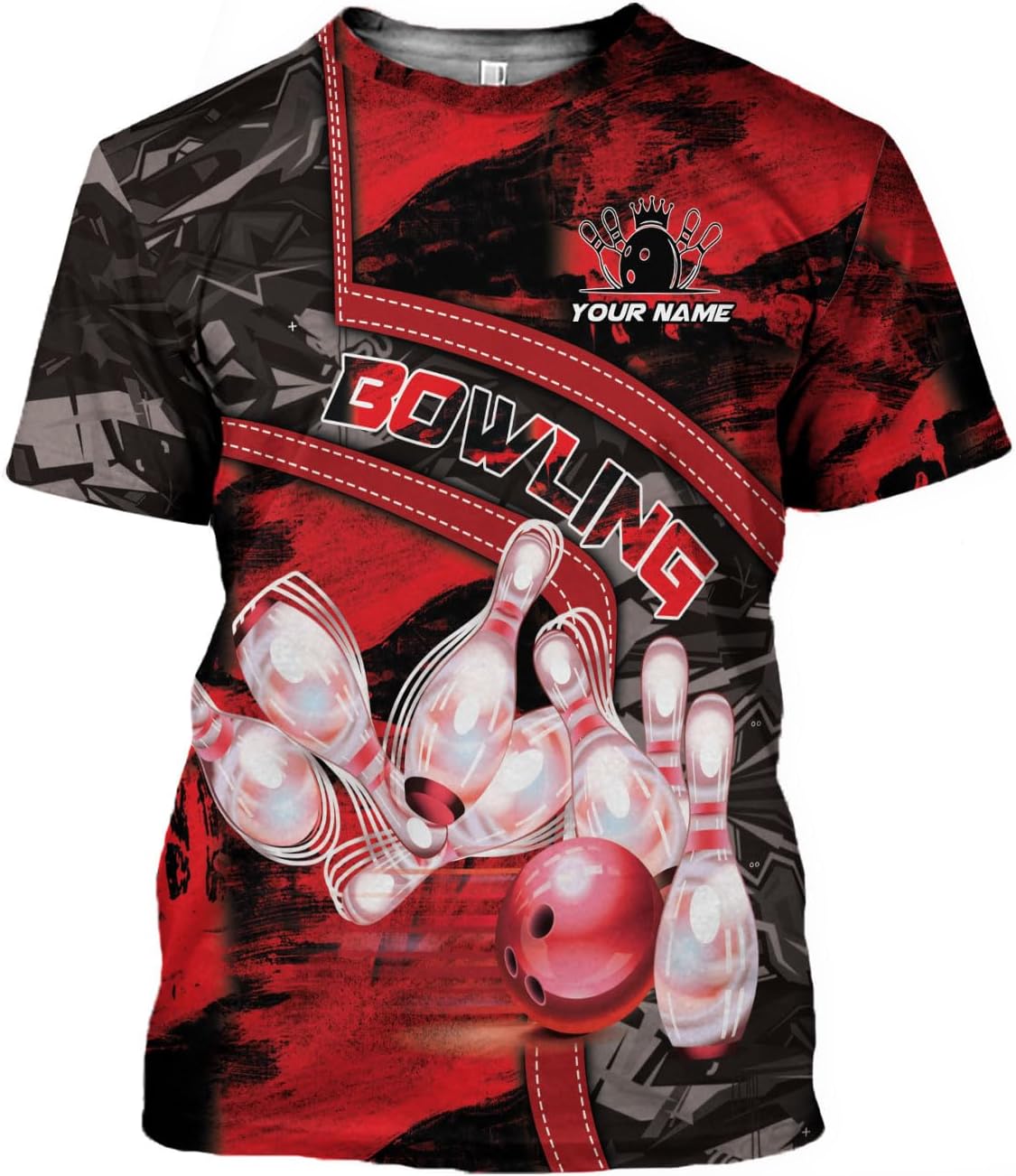 Intenprints Personalized Bowling Shirt Custom Bowling Shirts Bowling Gift Bowling Shirts for Women & Men Bowling Shirt Team