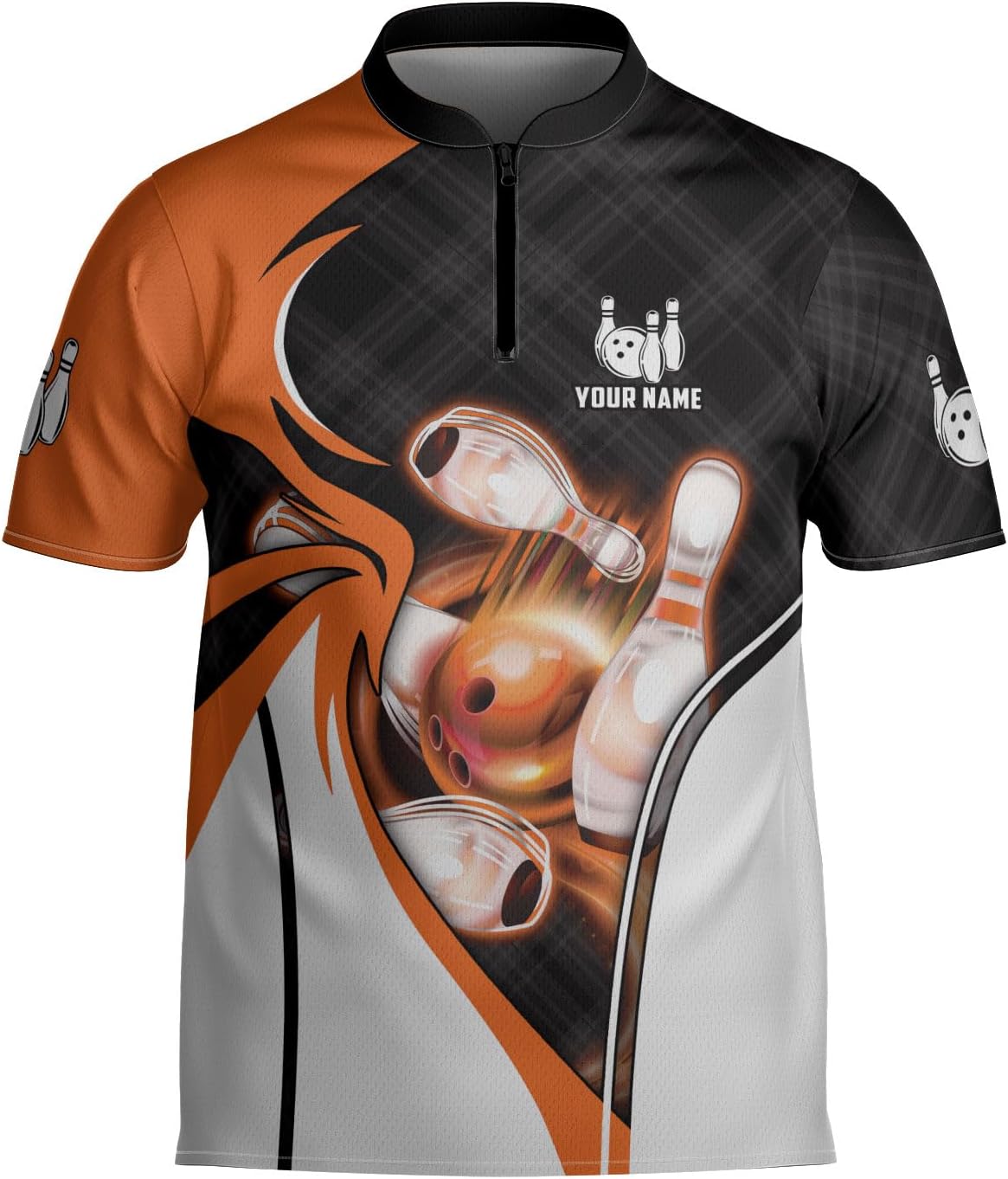 mostprints Personalized Bowling Jersey Gift 3D Custom Bowling Shirts for Team Name Bowl Bowler Shirt Unisex Cool Men Women