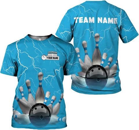 Custom Bowling Shirts, Personalized Name Bowling Shirts Unisex, Bowling Jerseys for Men & Women, Team Bowling Shirt Gift