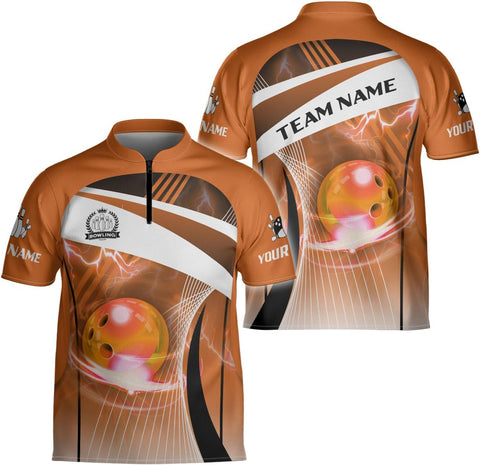 Ligthuy Personalized Bowling Jersey 3D, Bowling Shirts for Team, Bowling Shirt Unisex for Men Women, Bowling Shirts for Men 2