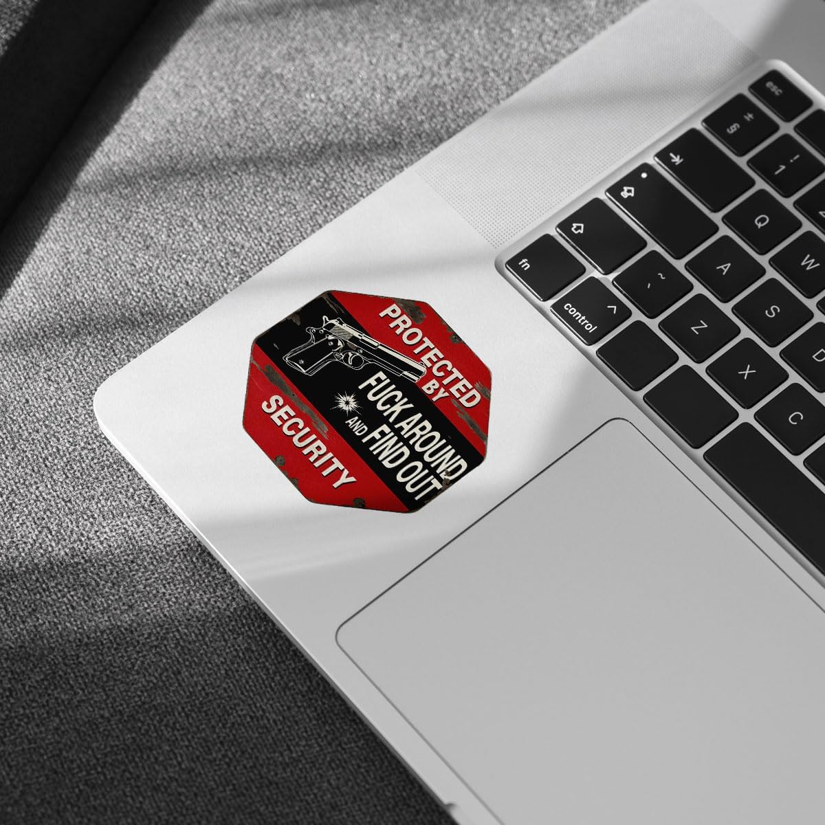3 Pcs Fuck Around and Find Out Sticker, Protected by Fuck Around and Find Out Security Sign, FAFO Sticker, FAFO Security Sign- Vinyl Sticker 3 Inches for Water Bottles Laptop Phone Car Window Helmet