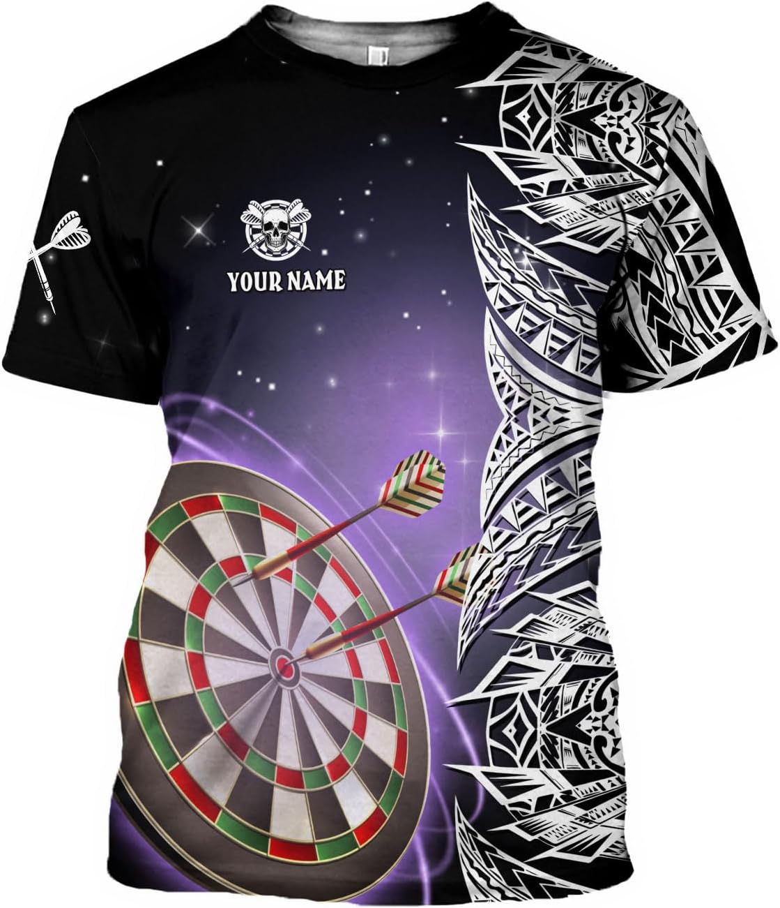 Mostprints Personalized Name Dart Shirts 3D, Mens Dart Shirts, Dart Shirts for Teams, Funny Dart T-Shirts for Men and Women