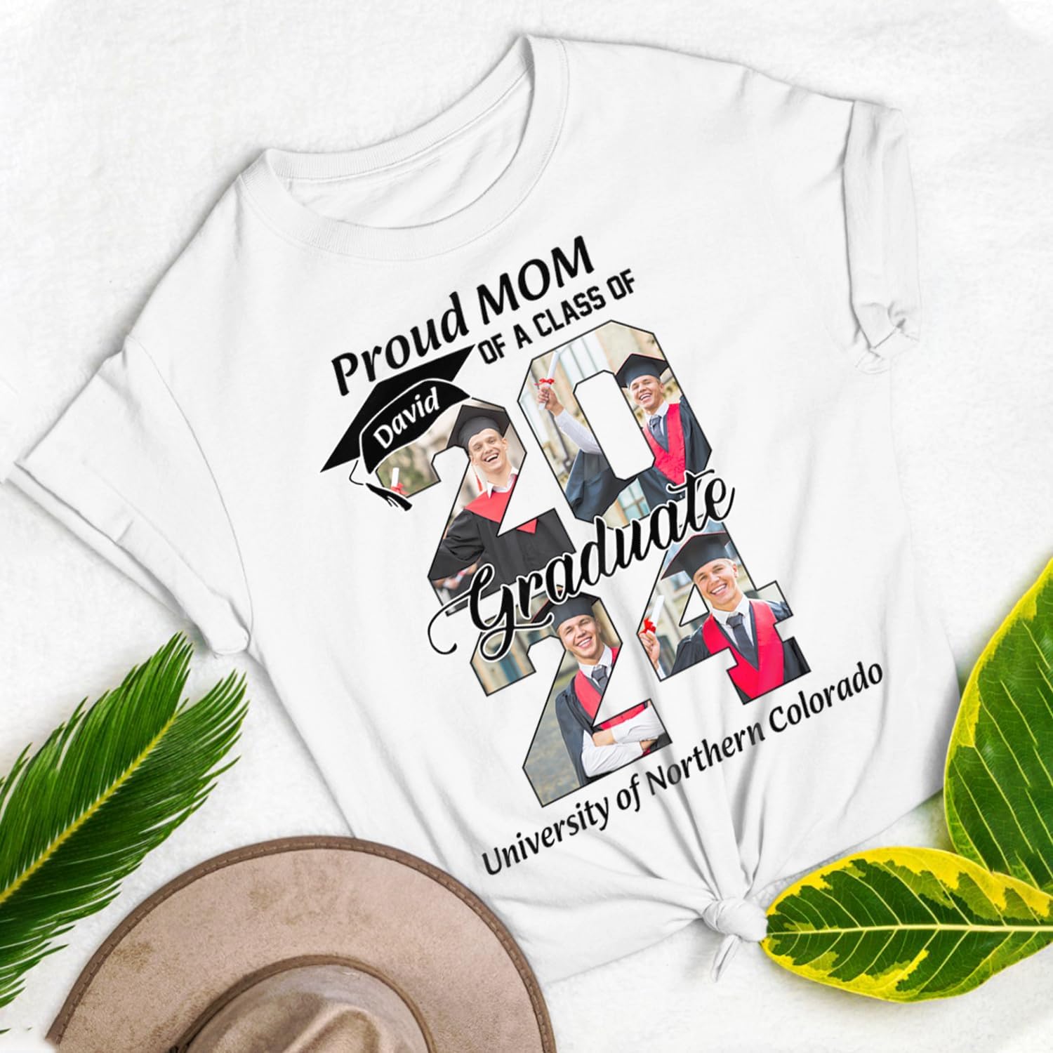 Personalized Graduation 2024 Shirt Proud Family of A Class of 2024 Graduate Class of 2024 Senior Class of 2024 Class of 2024