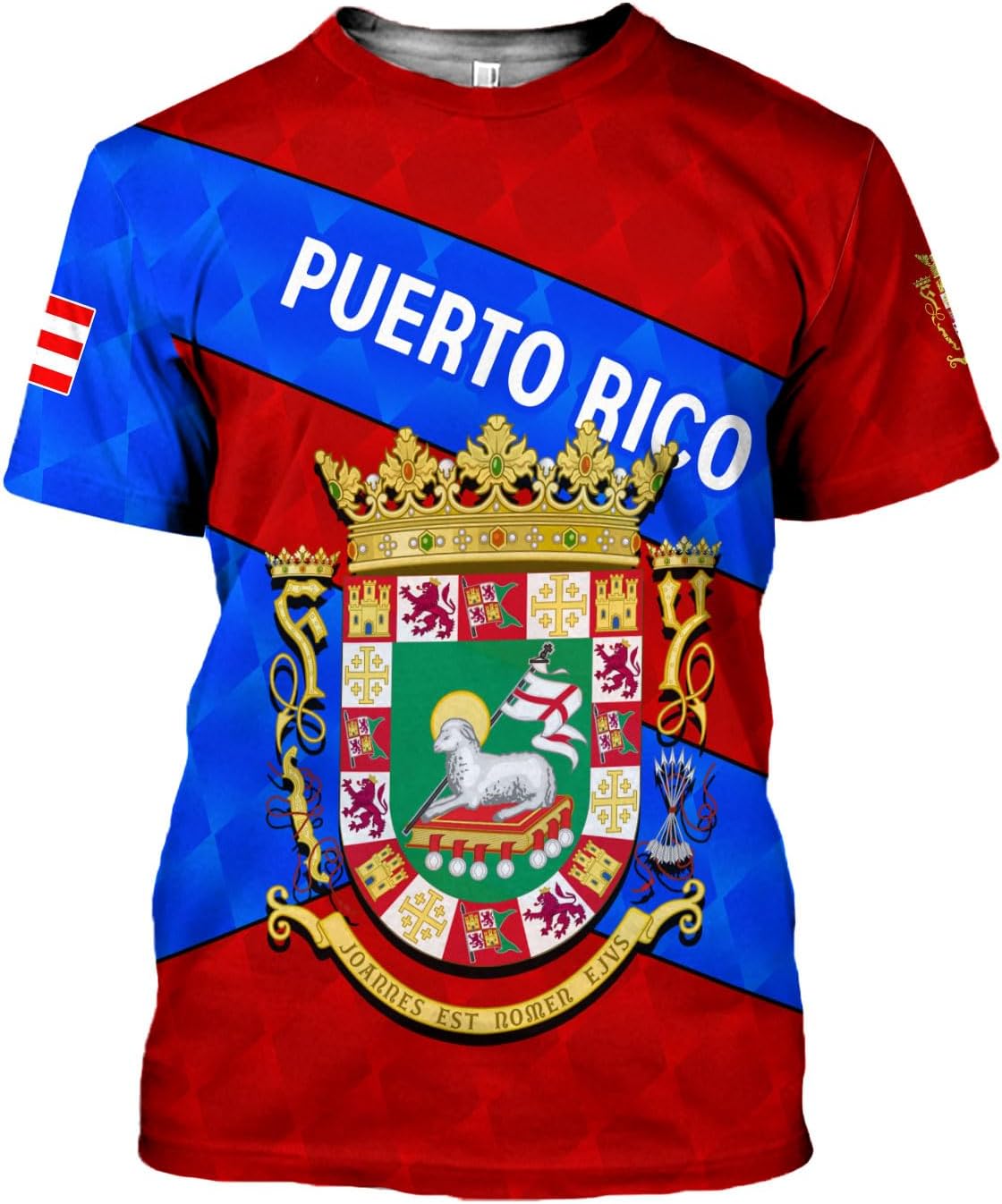 Mostprints Personalized Name Puerto Rico Shirt, Customized Puerto Rico Shirts for Men and Women, Puerto Rico Flag T-Shirt3