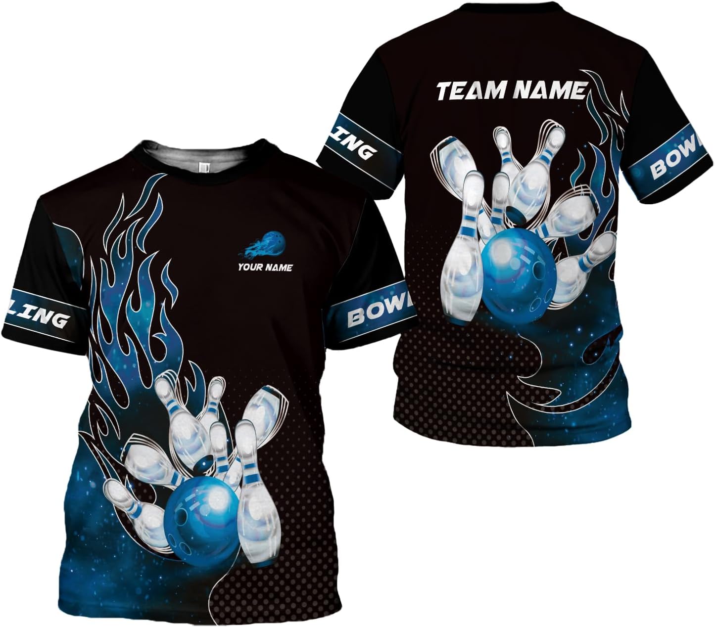 AOVL Custom Bowling Shirts for Men Bowling Shirts Bowling Shirts Unisex Bowling Jerseys for Men Custom Bowling Shirts for Men