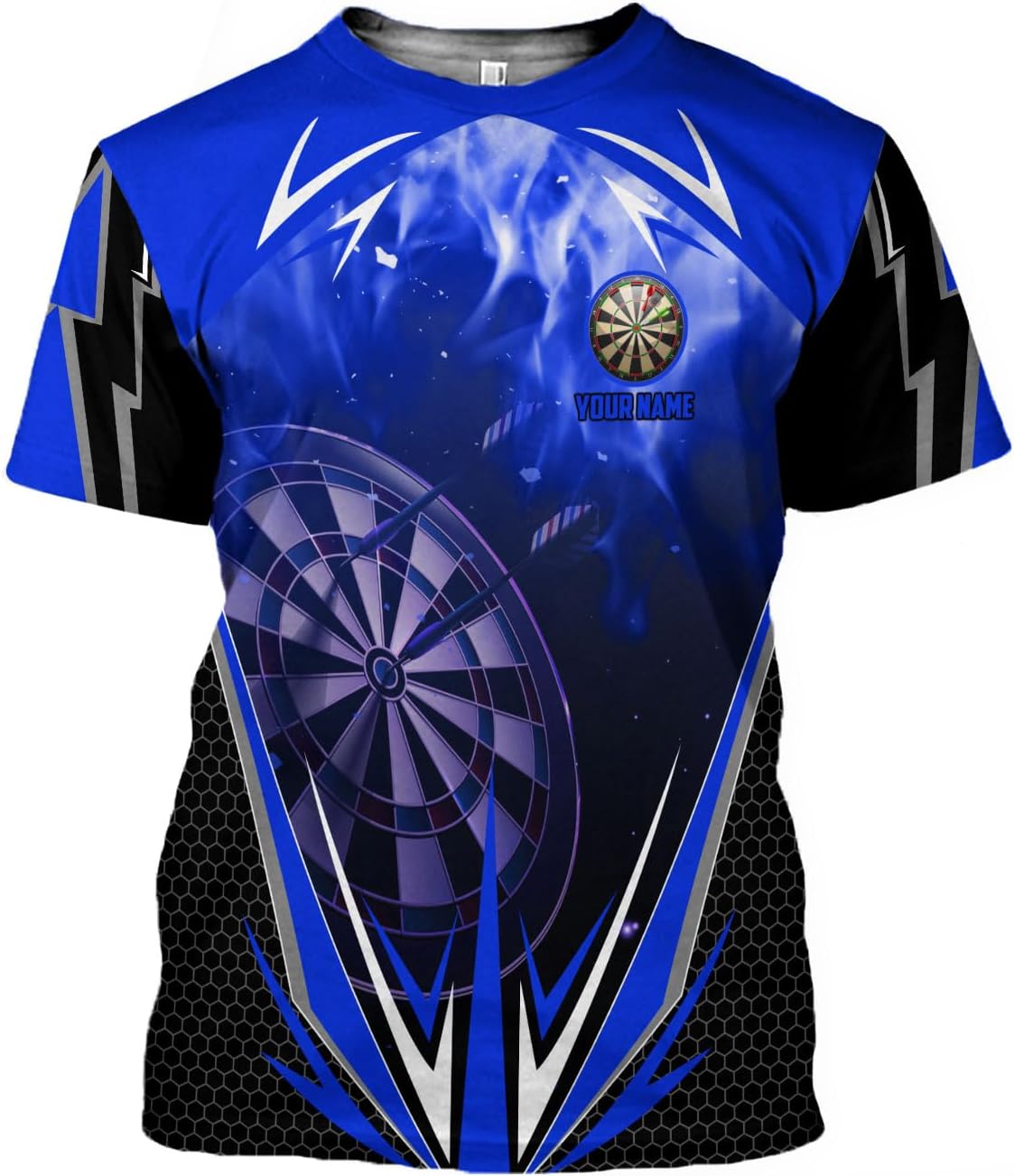 Pretyprints Personalized Dart Shirts Men Women 3D Polo Custom Name Team Jersey Funny Dartboard Shirt S-5XL Gifts