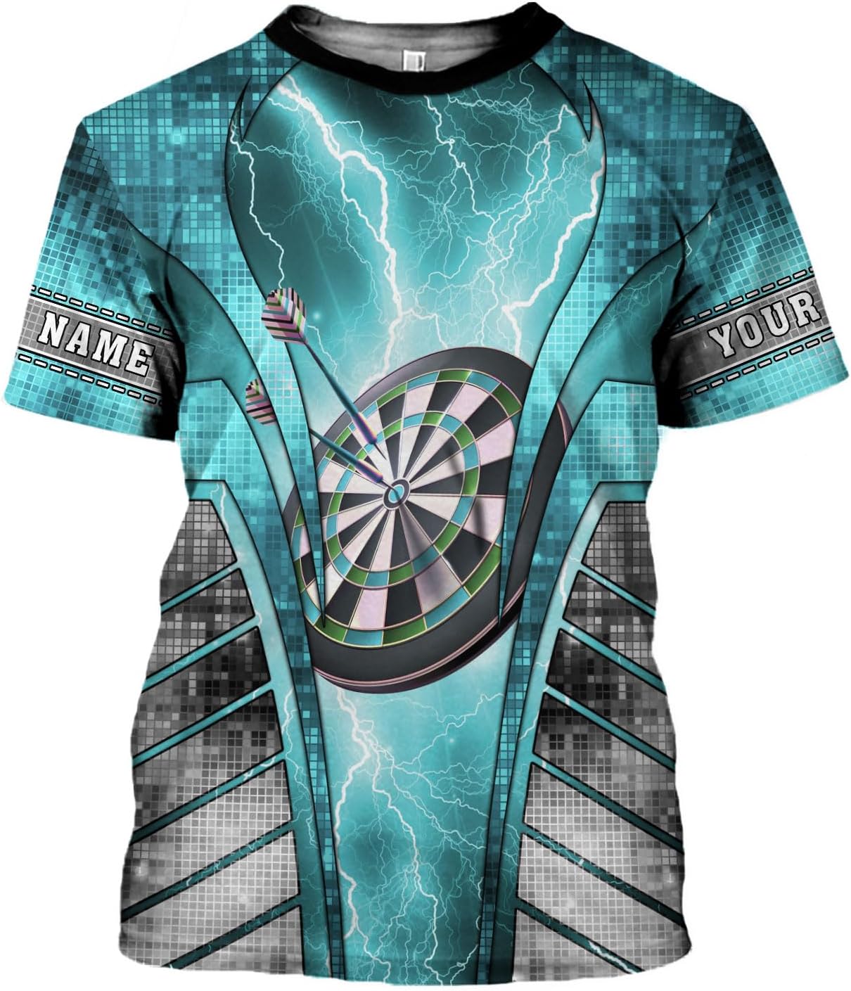 mostprints Personalized Dart Shirts, Darts Shirts for Men, Dart Jerseys for Teams, Dartboard Players Shirt Darts Board Gift