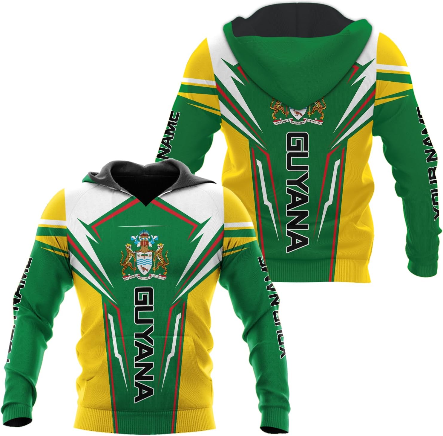 Personalized Name Guyana Shirts for Men and Women,Guyana Flag Funny Patriotic T-Shirt, Guyanese Pride Flag Shirt