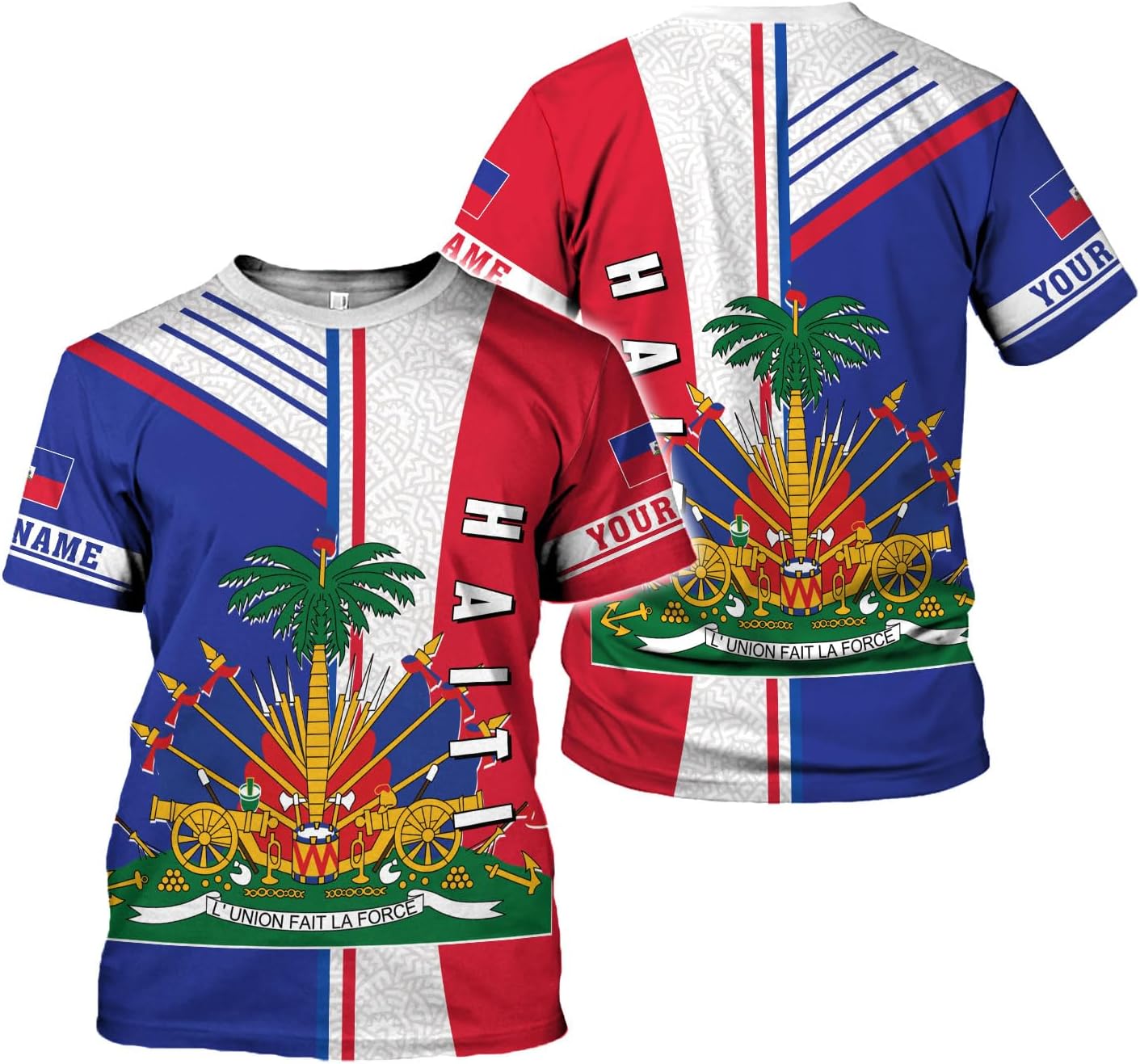Ligthuy Personalized Haiti Shirt 3D, Haitians Flag Pride Shirt, Haiti Shirts for Men & Women, Haitian Pride Tshirt S-5XL