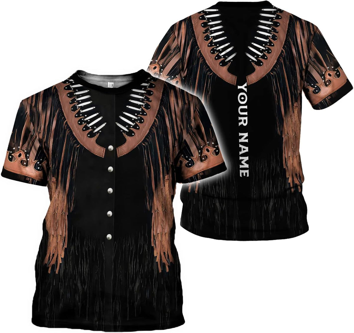 Personalized Funny Men's Cowboy Shirt Graphic Short Sleeve Western Party Costume, Cowboy Costume Men, Cowboy Costumes for Men