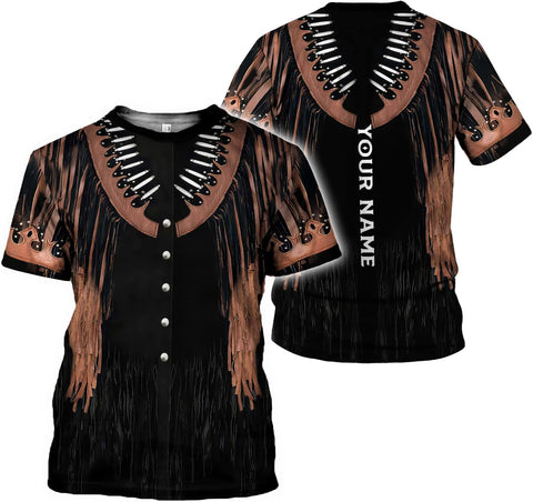 Personalized Funny Men's Cowboy Shirt Graphic Short Sleeve Western Party Costume, Cowboy Costume Men, Cowboy Costumes for Men