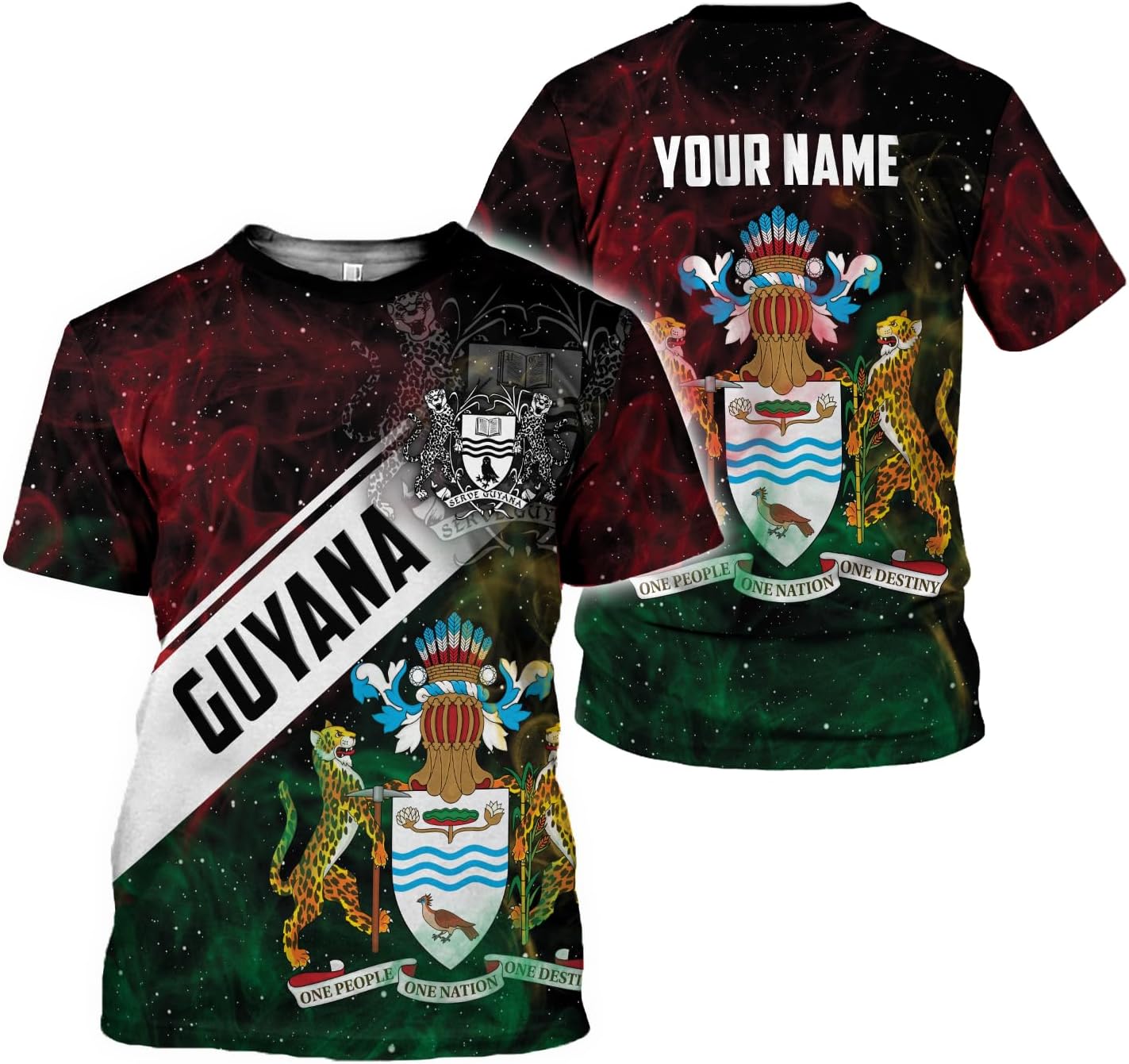 Personalized Name Guyana Shirts for Men and Women,Guyana Flag Funny Patriotic T-Shirt, Guyanese Pride Flag Shirt