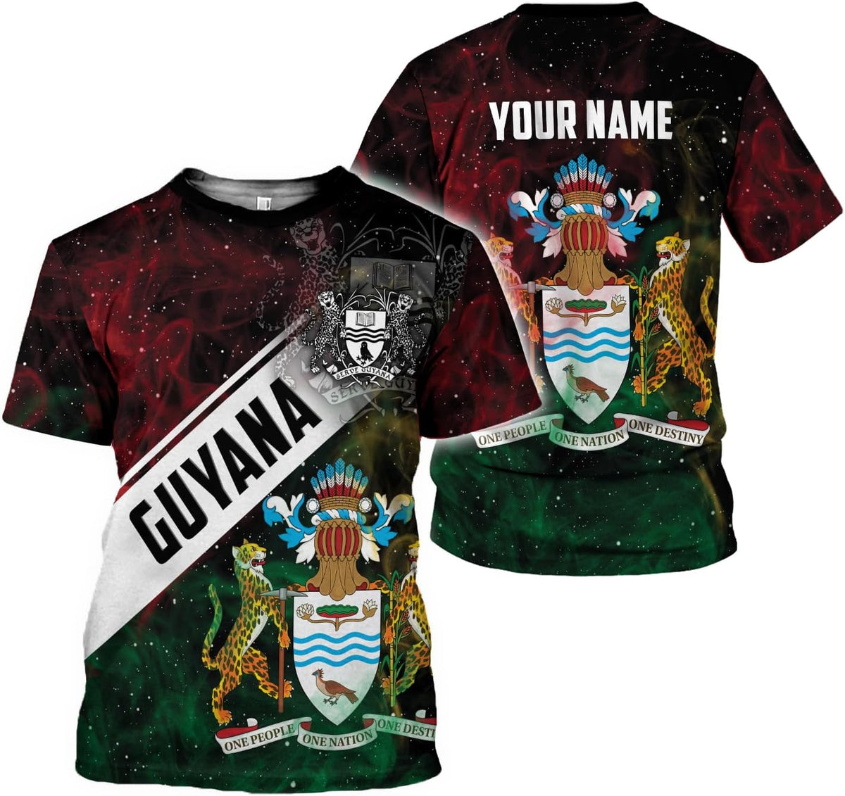 Personalized Name Guyana Shirts for Men and Women,Guyana Flag Funny Patriotic T-Shirt, Guyanese Pride Flag Shirt