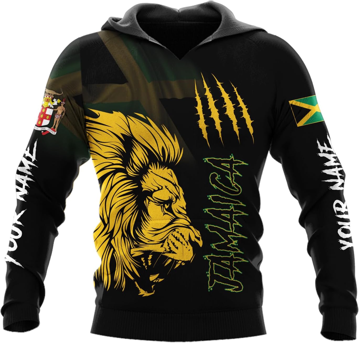 Personalized Jamaica Hoodie - Men & Women Jamaican Pride Shirt Gifts