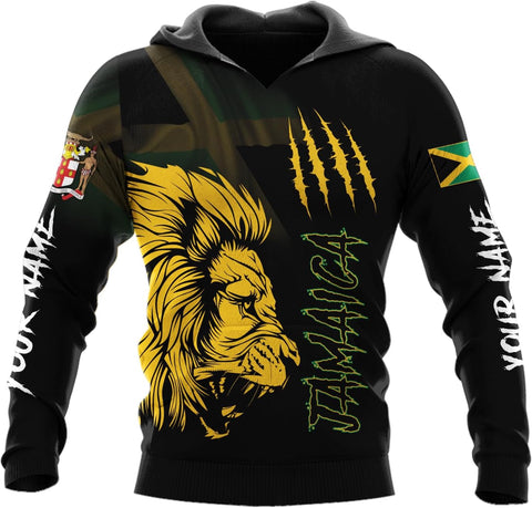 Personalized Jamaica Hoodie - Men & Women Jamaican Pride Shirt Gifts