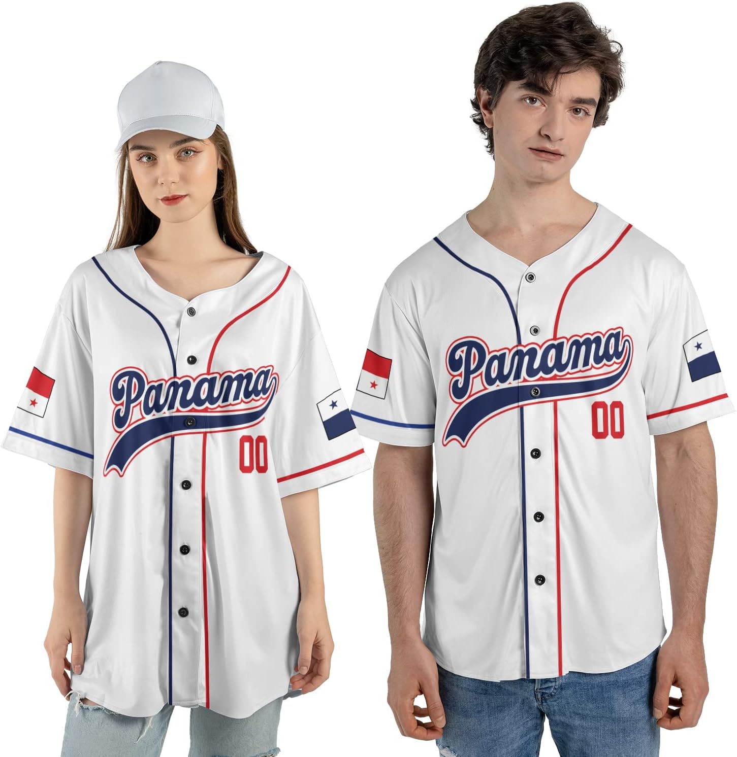 Personalized Panama Baseball Jersey Camisa Shirt, Panamanian Flag Jersey, Panamanian Pride Jersey for Men and Women