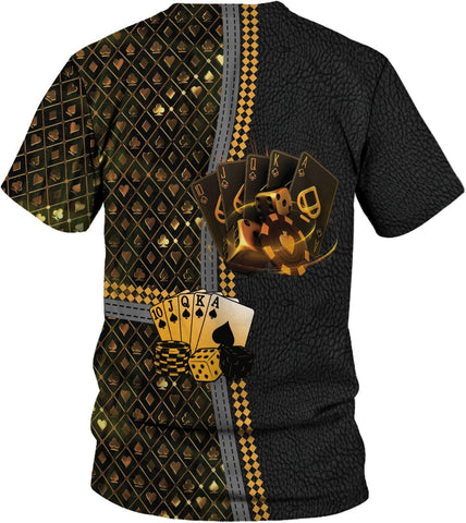 Royal Fight Personalized Poker Shirt 3D Funny Poker Shirt for Men Casino Poker Shirt Gifts Men Women Funny Poker Gift