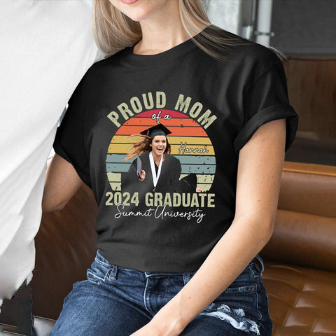 Personalized Graduation 2024 Shirt Proud Family of A Class of 2024 Graduate Class of 2024 Senior Class of 2024 Class of 2024