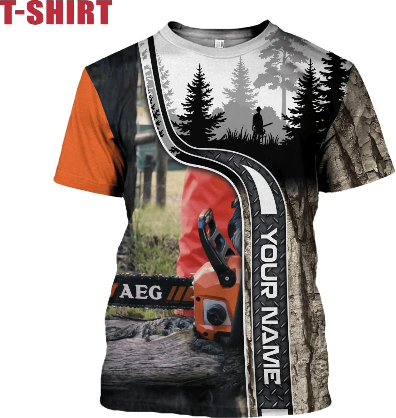 Personalized Name Arborist Shirts 3D, Cool Lumberjack Art Men Women Arborist Logger Tree Climber Logger, Tree Climber Shirt