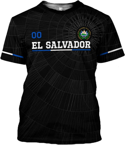 Personalized El Salvador Shirt Custom Camiseta de El Salvador Flag Shirt Men, Women Salvadorans Pride El Salvadore�a Gift