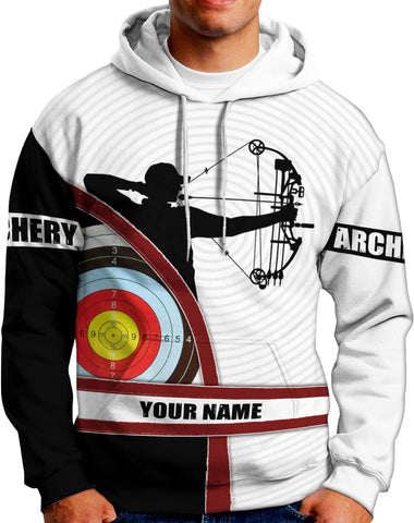Personalized Men's Archery Shirts, Custom Name & Team Name Jerseys, S-5XL Polo Shirts