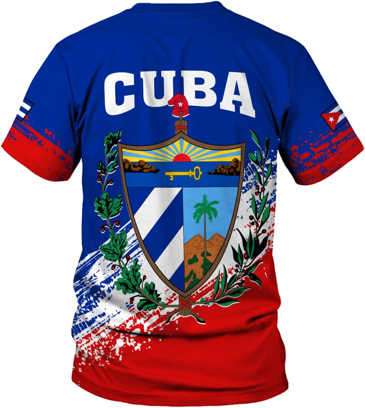 MoonArt Personalized Name Cuba Shirt 3D, Cuban Tshirts for Men and Women, Cuba Flag Shirt, Sweatshirt, Hoodies, Zip Hoodies