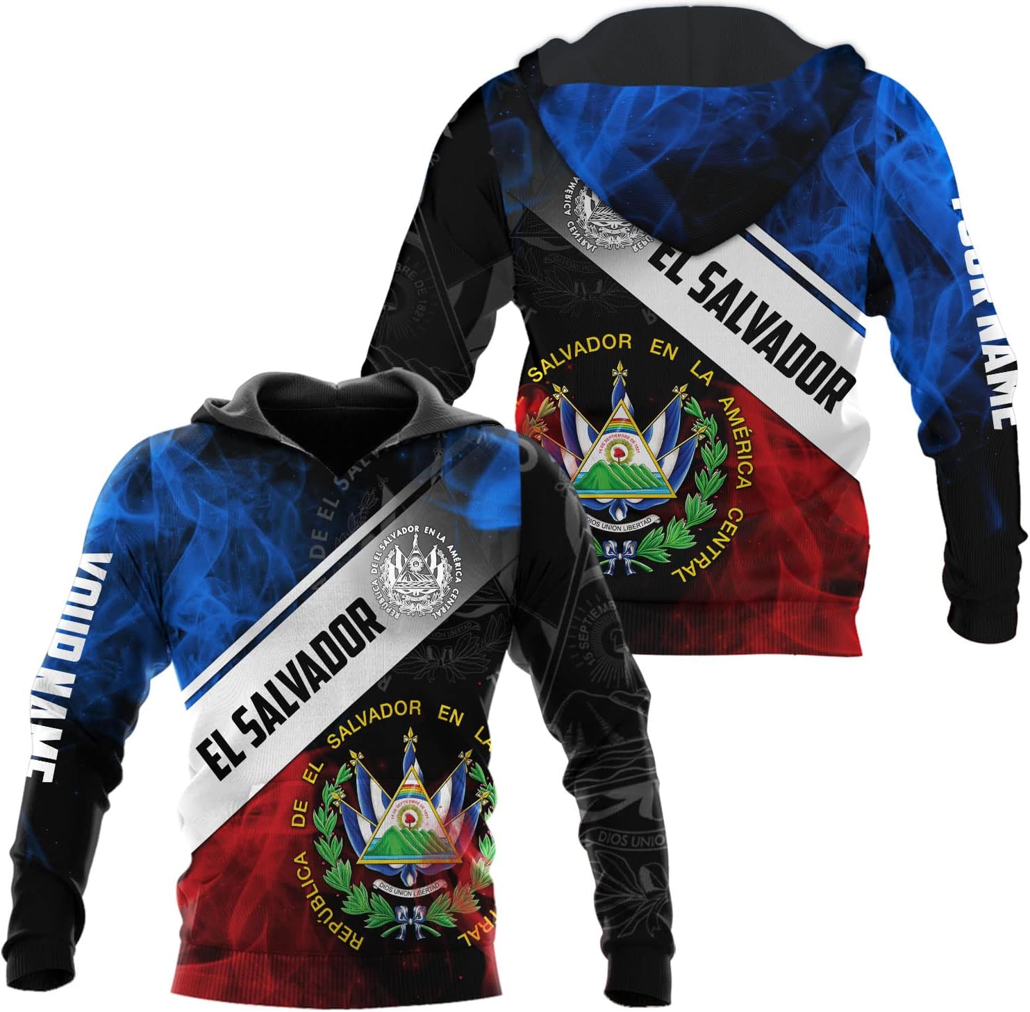 Personalized El Salvador Shirt Custom Camiseta de El Salvador Flag Shirt Men, Women Salvadorans Pride El Salvadoreña Tshirt