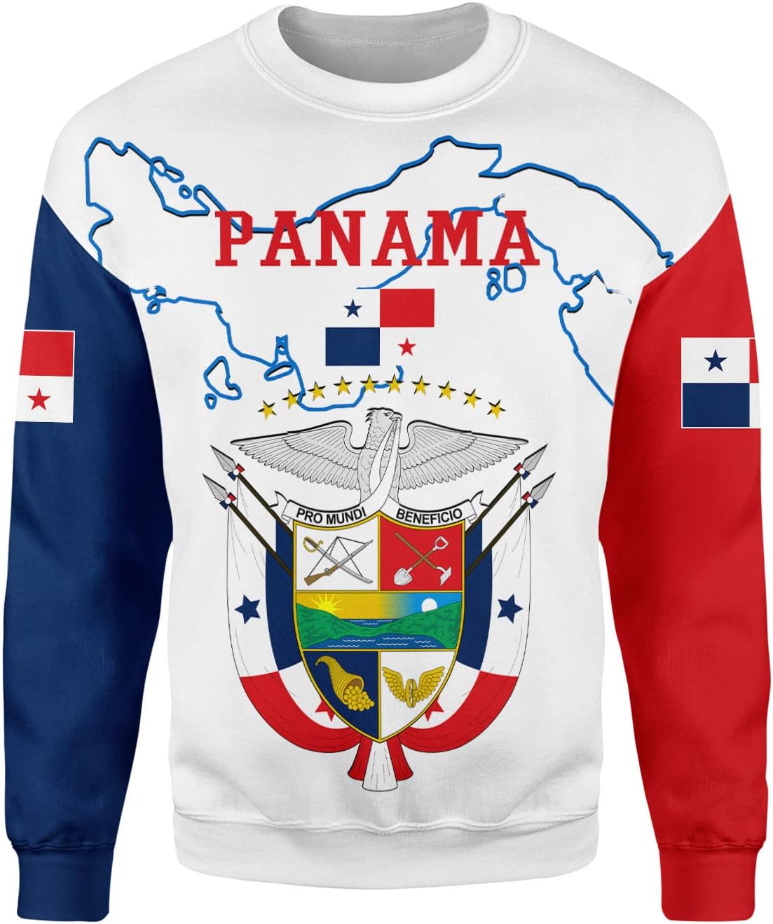 Custom Panama Shirts for Men 3D Panama Coat of Arms Shirts Panamanian Flag Pride Shirts Panama Hombres Camisa Men Women