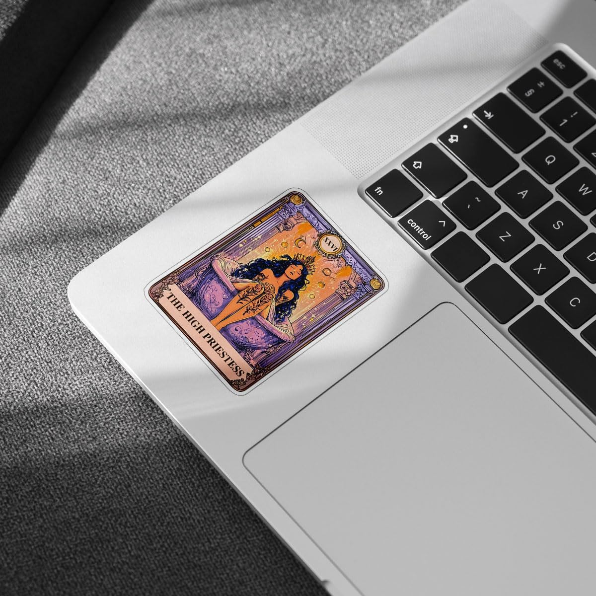 3 Pcs The High Priestess Tarot Card Sticker, Tarot Stickers, Witchy Stickers for Kindle, Bookish Stickers for Kindle - Vinyl Decal 3 Inches for Water Bottles Laptop Phone Car Hard Hat Helmet Coworker
