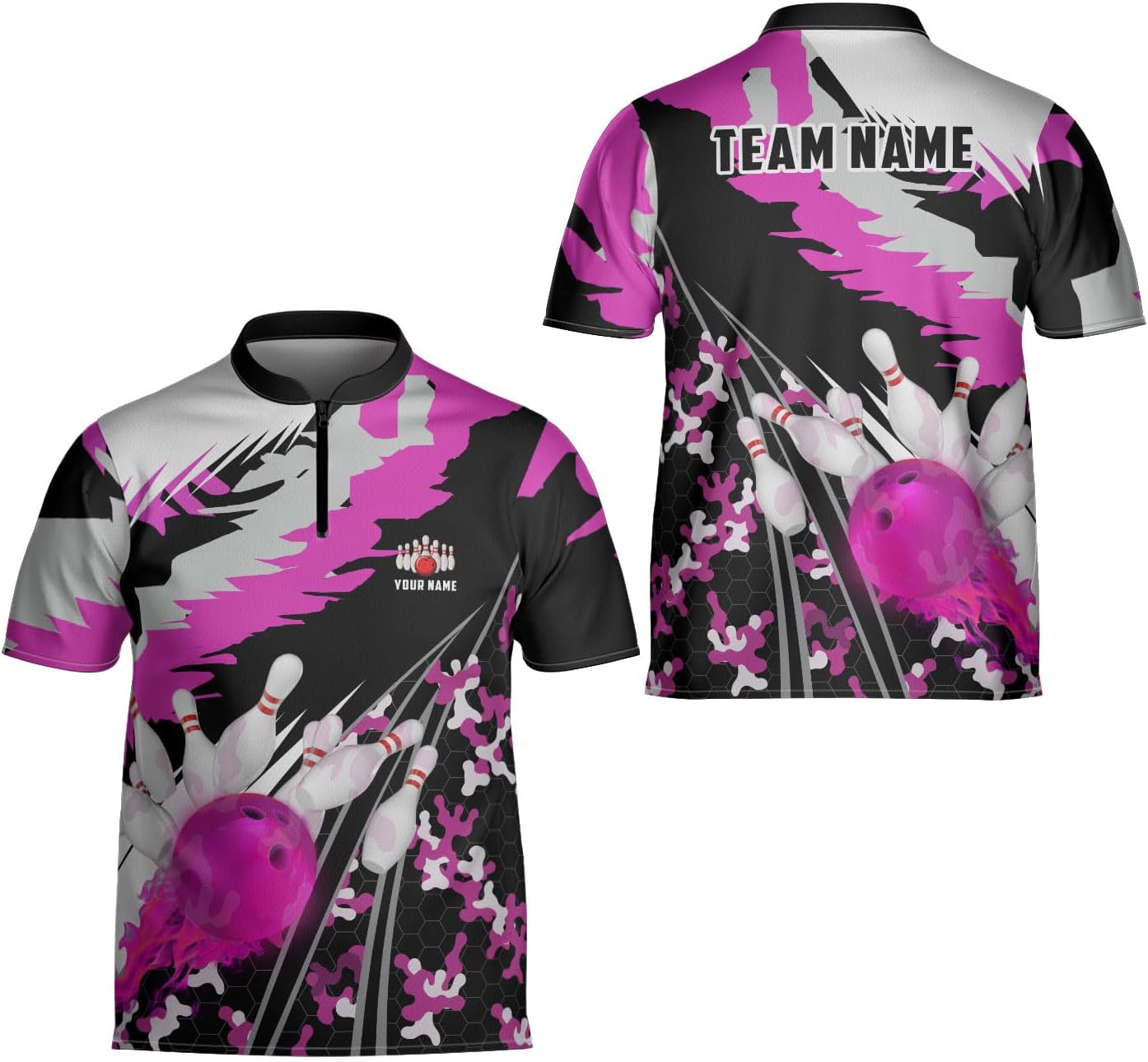 Mostprints Personalized Name Bowling Jersey 3D, Custom Bowling Shirts for Team, Bowling Shirt Unisex for Men & Women4
