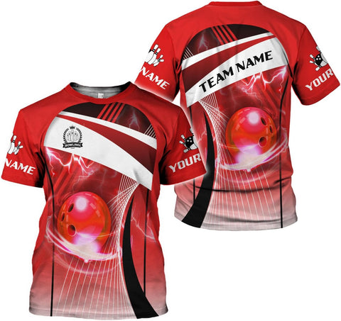 Rivelus Personalized Name Bowling Shirts for Men and Women 3D, Bowling Shirts for Team Bowling, Bowling Shirts Gift 4