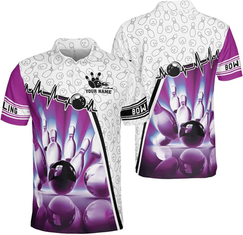 Custom Bowling Shirts, Personalized Name Bowling Shirts Unisex, Bowling Jerseys for Men & Women, Team Bowling Shirt Gift