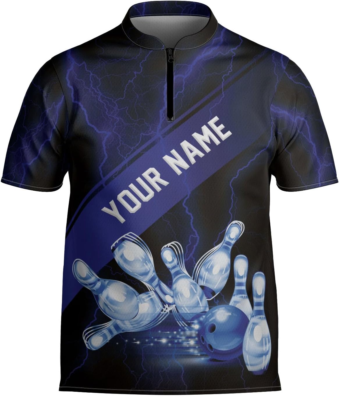 mostprints Personalized Bowling Jersey Gift 3D Custom Bowling Shirts for Team Name Bowl Bowler Shirt Unisex Cool Men Women