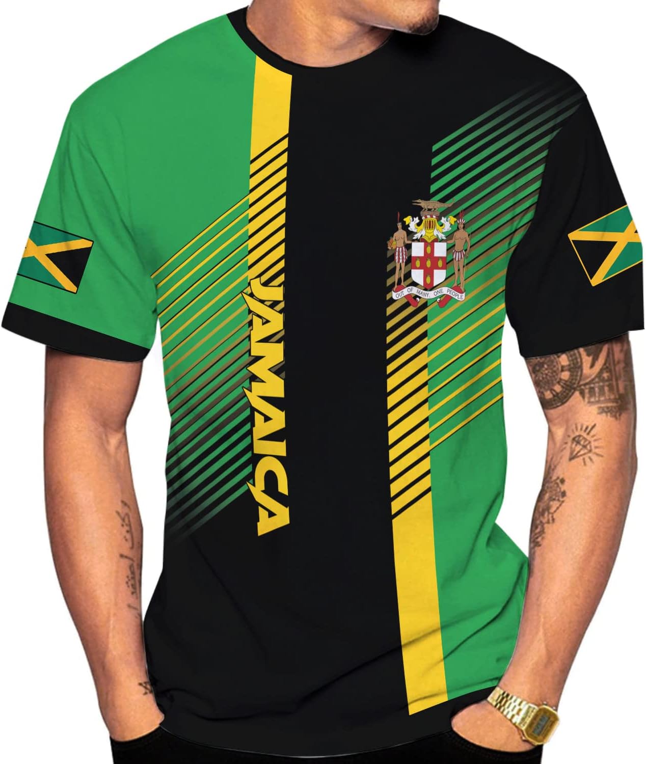 Personalized Jamaica Shirt Custom Jamaica Flag Lion Shirt for Men and Women, Jamaican Pride T-Shirt, Jamaica Tshirt Jamaicana
