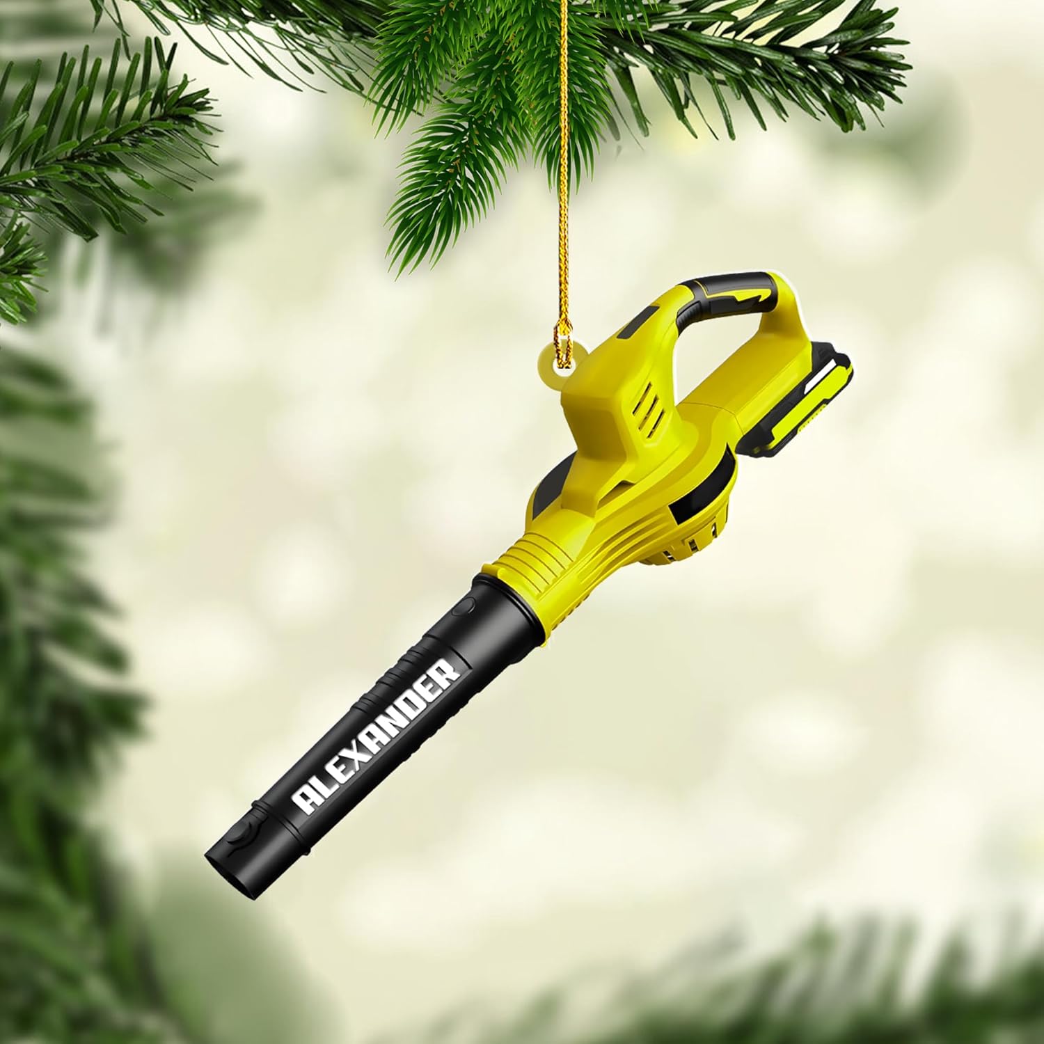 Royal Fight Custom Leaf Blower Christmas Ornament 2024 Leaf Blowers Ornament for Christmas Tree Decor Hanging Leaf Blower Ornament Lover Gift Xmas Leaf Blowers Gift Xmas (OLB12)