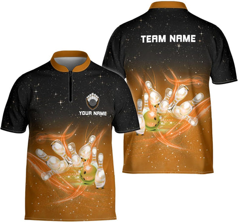 Ligthuy Personalized Bowling Jersey 3D, Bowling Shirts for Team, Bowling Shirt Unisex for Men Women, Bowling Shirts for Men