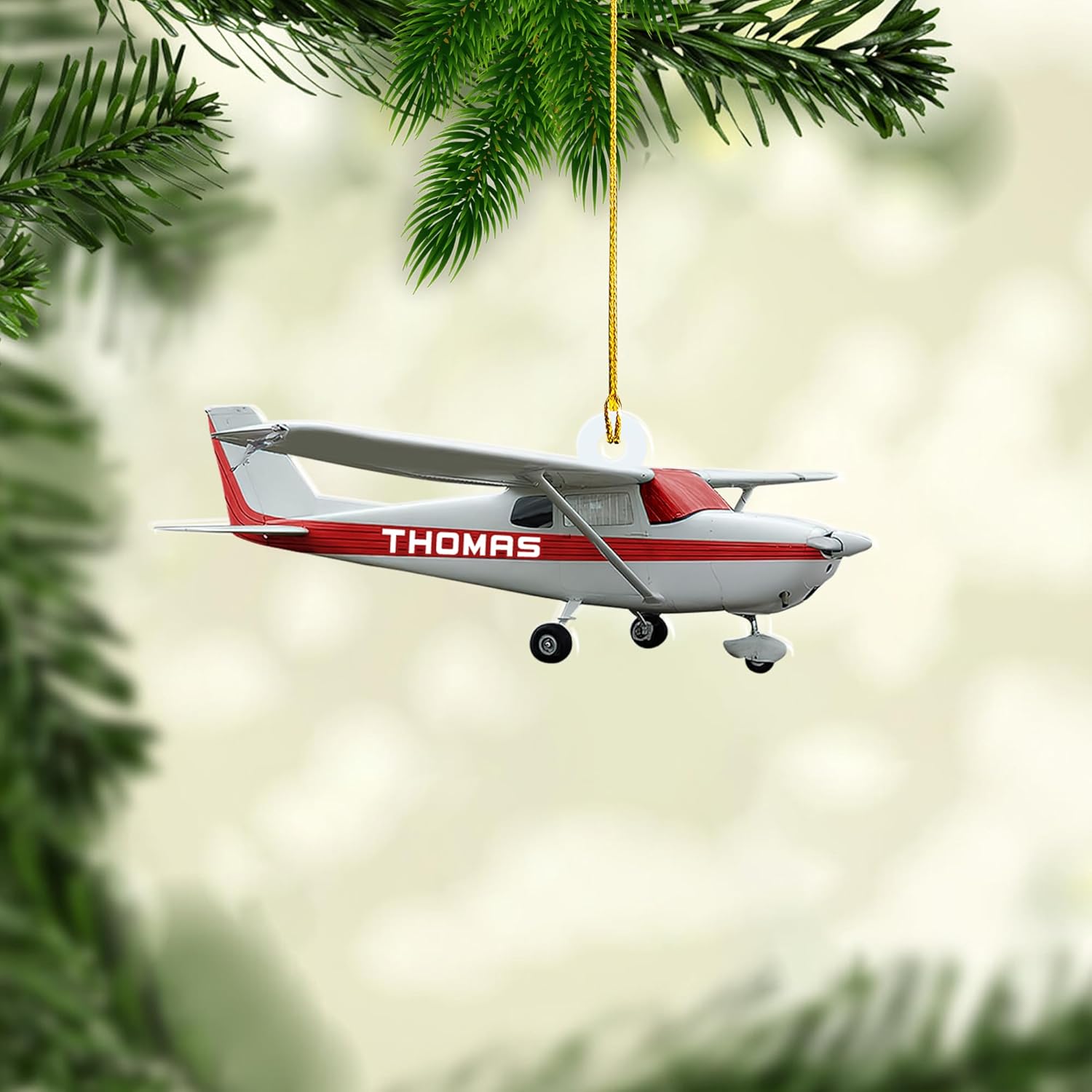 Personalized Airplane Ornament 2024, Airplane Christmas Ornaments, Airplane Ornaments for Christmas Tree, Plane Ornaments, Pilot Ornament, Fighter Jet Helicopter Traveling Hangling Gift Xmas (A9)