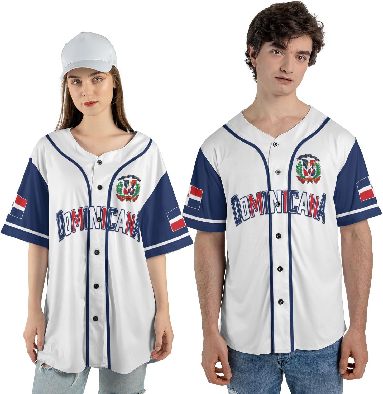 Custom Dominican Jersey for Men Dominican Baseball Jersey Dominican Baseball Jersey Dominicana Shirt Dominican Flag Jersey
