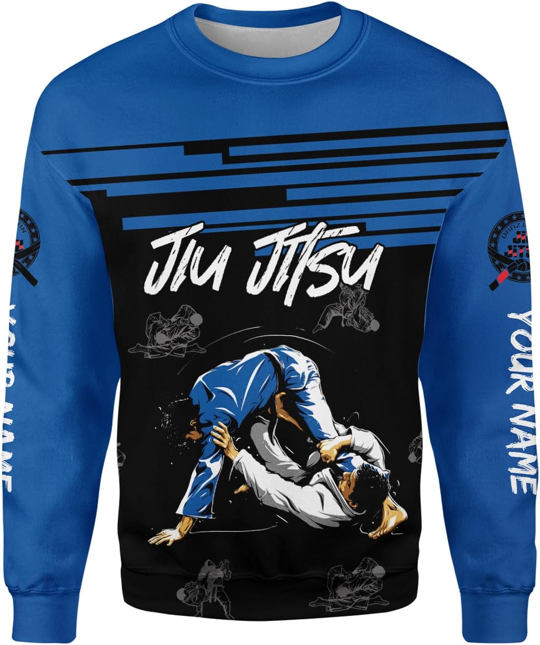 Personalized Jiu Jitsu 3D Shirts for Men, Women Jiu Jitsu Shirt, Jiu Jitsu Gifts, Jiu Jitsu T Shirt, Jujitsu Gifts (HD296)