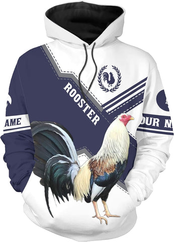 Mostprints Personalized Name Rooster Shirt 3D, Rooster Shirts for Men, Chicken tshirts shirts for women, Funny Chicken shirts